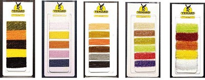 Veniard Venaird Rayon Chenille Mix 6 Colours Fly Tying Materials